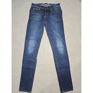 Abercrombie & Fitch Jeans Womens 25x31 Low Rise Super Skinny Blue ANF 155181120